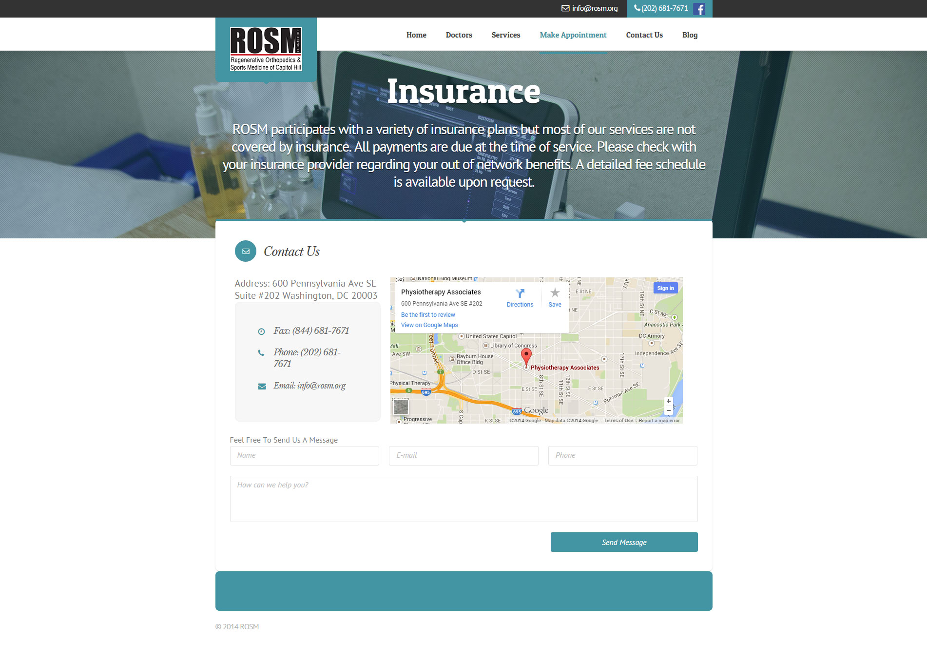 rosm contact page