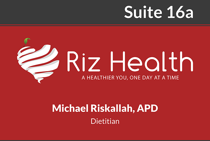 Riz Health Door Sign